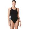 imageSpeedo Womens Swimsuit One Piece Endurance Cross Back Solid Adult Team ColorsSpeedo Black
