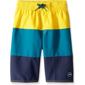 imageSpeedo Boys Swim Trunk Knee Length Blocked VolleyGolden Glow