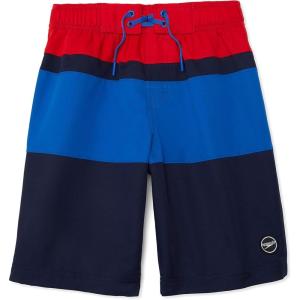 imageSpeedo Boys Swim Trunk Knee Length Blocked VolleyPeacoat