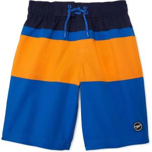 imageSpeedo Boys Swim Trunk Knee Length Blocked VolleyTurkish Sea