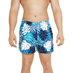 imageSpeedo Mens Swim Trunk Short Length Redondo PrintedPalm Palace Blue