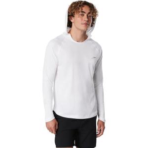 imageSpeedo Mens Uv Swim Shirt Long Sleeve Fitness RashguardHooded White