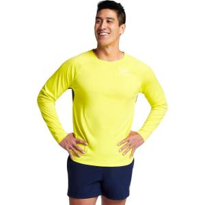 imageSpeedo Mens Uv Swim Shirt Long Sleeve Fitness RashguardLemon Drizzle