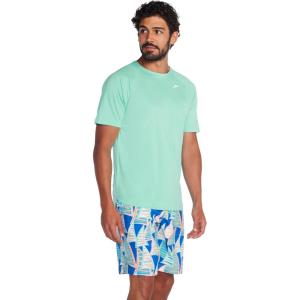 imageSpeedo Mens Uv Swim Shirt Short Sleeve Fitness RashguardArctic Glass
