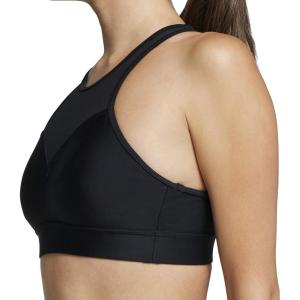 imageSpeedo Womens High Neck Top Bikini Top black SmallMesh Speedo Black