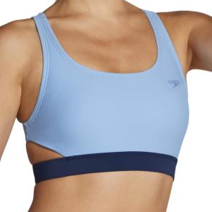 imageSpeedo Womens Swimsuit Bikini TopKeyhole Robbia Blue