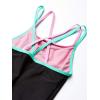 imageSpeedo Girls Swimsuit One Piece Solid Cross Back Multi StrapsFuchsia Pink