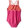 imageSpeedo Girls Swimsuit One Piece Solid Cross Back Multi StrapsPink