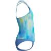 imageSpeedo Girls Swimsuit Two Piece Tankini Thin StrapChilly Dye Periwinkle Blue