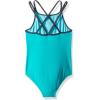 imageSpeedo Womens Swimsuit One Piece Solid Cross Back Multi StrapsNew Turquoise