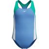 imageSpeedo Girls Swimsuit One Piece Infinity Splice Thick StrapPeriwinkle Blue