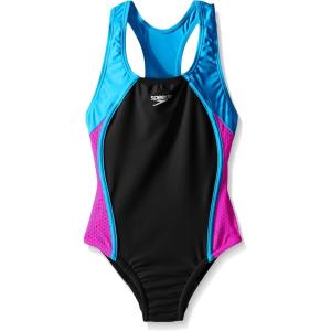 imageSpeedo Girls Swimsuit One Piece Closed RacerbackSpeedo Black