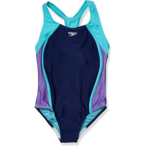 imageSpeedo Girls Swimsuit One Piece Closed RacerbackSweet Taro
