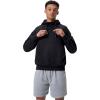 imageSpeedo UnisexAdult Sweatshirt Hoodie Pull Over Team Warm Up2024 Team Black