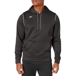 imageSpeedo UnisexAdult Sweatshirt Hoodie Pull Over Team Warm UpSpeedo Black
