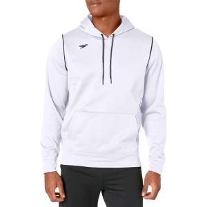 imageSpeedo UnisexAdult Sweatshirt Hoodie Pull Over Team Warm UpWhite