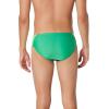 imageSpeedo Mens Swimsuit Brief Eco Prolt Solid AdultSplice Team NavyBright Green