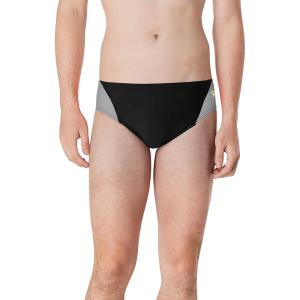 imageSpeedo Mens Swimsuit Brief Eco Prolt Solid AdultSplice Team Black