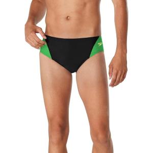 imageSpeedo Mens Swimsuit Brief Eco Prolt Solid AdultSplice Team Bright Green