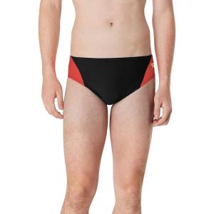 imageSpeedo Mens Swimsuit Brief Eco Prolt Solid AdultSplice Team Red