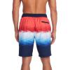 imageSpeedo Mens Swim Trunk Knee Length Boardshort Bondi PrintedBoom Flux Peacoat