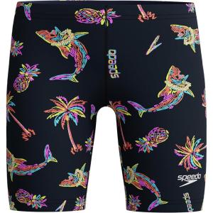 imageSpeedo Boys Swimsuit Jammer Begin to Swim SolidLuau Shark
