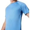 imageSpeedo Mens Uv Swim Shirt Short Sleeve Regular Fit SolidTurkish Heather