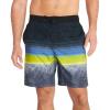 imageSpeedo Mens Swim Trunk Knee Length Boardshort Bondi StripedBlack