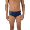 imageSpeedo Mens Swimsuit Brief PowerFlex Eco Revolve Splice Team Colors Purple 36Speedo Navy