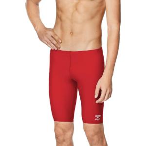 imageSpeedo Mens Endurance Cosmic Wave Spliced Jammer SwimsuitTeam Red