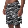 imageSpeedo Mens Swim Trunks  Casual Beach Swimwear  Quick Dry  Elastic Waist with Drawstring Dark Grey Small