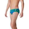 imageSpeedo Mens Caged Out Brief Endurance SwimsuitContort Speedo BlueGreen
