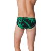 imageSpeedo Mens Caged Out Brief Endurance SwimsuitReflected Speedo Green