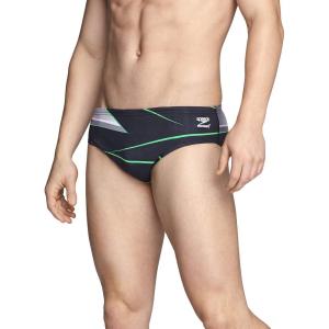 imageSpeedo Mens Caged Out Brief Endurance SwimsuitInfinite Speedo Green