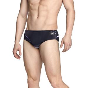 imageSpeedo Mens Caged Out Brief Endurance SwimsuitInfinite Speedo Purple