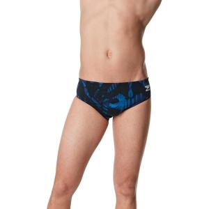 imageSpeedo Mens Caged Out Brief Endurance SwimsuitReflected Speedo Blue