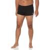 imageSpeedo Mens Swimsuit Square Leg Endurance SolidSpeedo Black