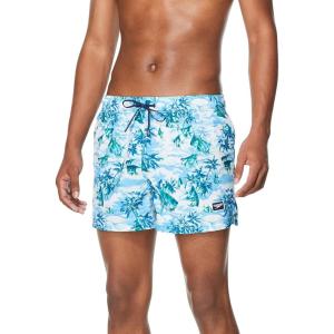 imageSpeedo Mens Swim Trunk Short Length Redondo PrintedFinding Ibiza Blue