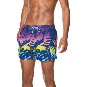 imageSpeedo Mens Swim Trunk Short Length Redondo PrintedPalm Byzantium