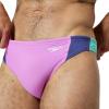 imageSpeedo Mens Swimsuit Brief Eco Flex 2 Outseam BeachstarVertical Neon Violet