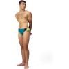 imageSpeedo Mens Swimsuit Brief Eco Flex 2 Outseam BeachstarVertical Swell Green