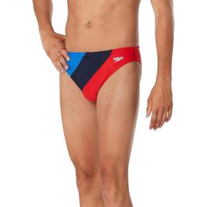 imageSpeedo Mens Swimsuit Brief Eco Flex 2 Outseam BeachstarBlock High Risk Red