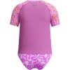 imageSpeedo Girls Uv Swim Shirt Short Sleeve Rashguard SetWavy Daisy