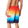 imageSpeedo Mens Swim Trunk Knee Length Boardshort EBoard PrintedDiscontinuedOmbre Electric Orange