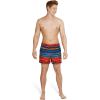 imageSpeedo Mens Swim Trunk Short Length Redondo StripedCurrent China Blue