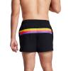 imageSpeedo Mens Swim Trunk Short Length Redondo StripedHorizontal Anthracite