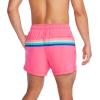 imageSpeedo Mens Swim Trunk Short Length Redondo StripedHorizontal Fandango Pink