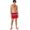 imageSpeedo Mens Swim Trunk Short Length Redondo StripedHorizontal High Risk Red