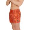 imageSpeedo Mens Swim Trunk Short Length Redondo StripedLeopard Spicy Orange