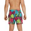 imageSpeedo Mens Swim Trunk Short Length Redondo StripedPalm Blue Atoll